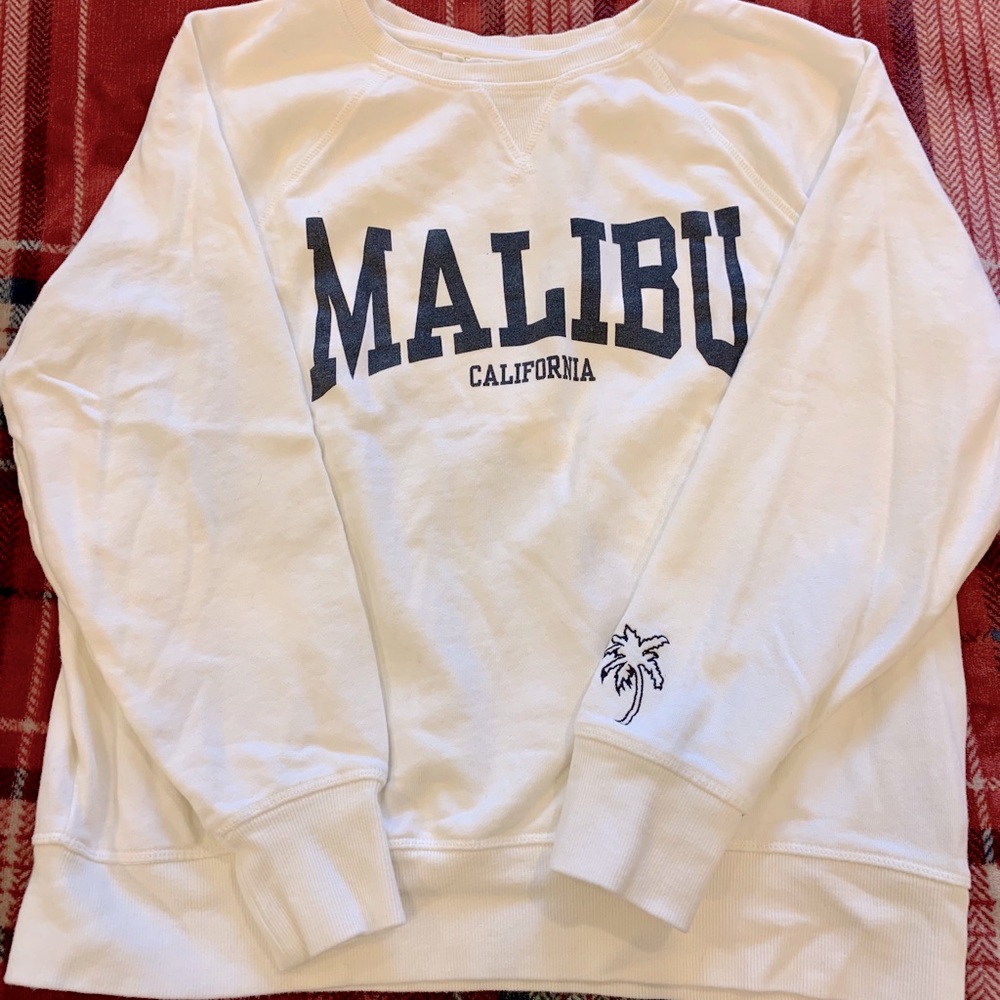Woman White Sweatshirt